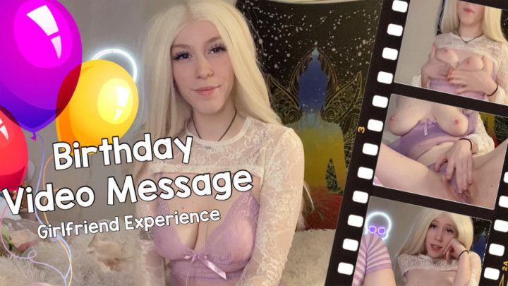 Birthday Video Message - GFE