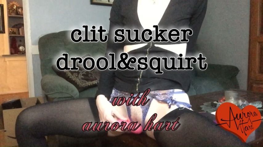 Clit Sucker Induced Drool and Squirt