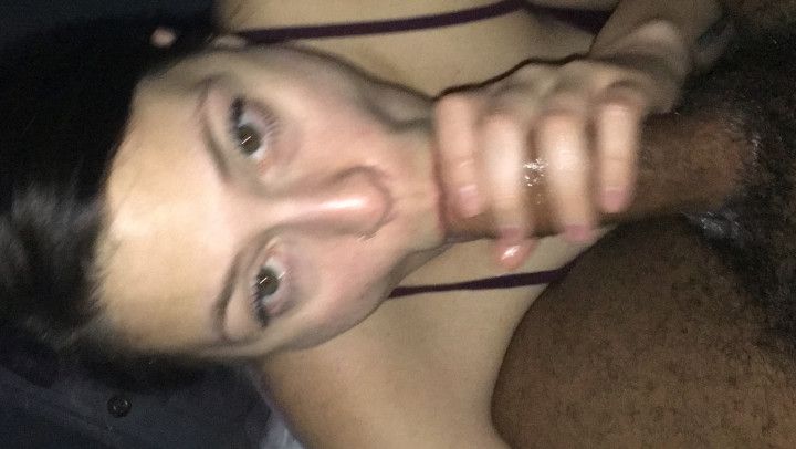 Sloppy Deepthroat on daddys BBC