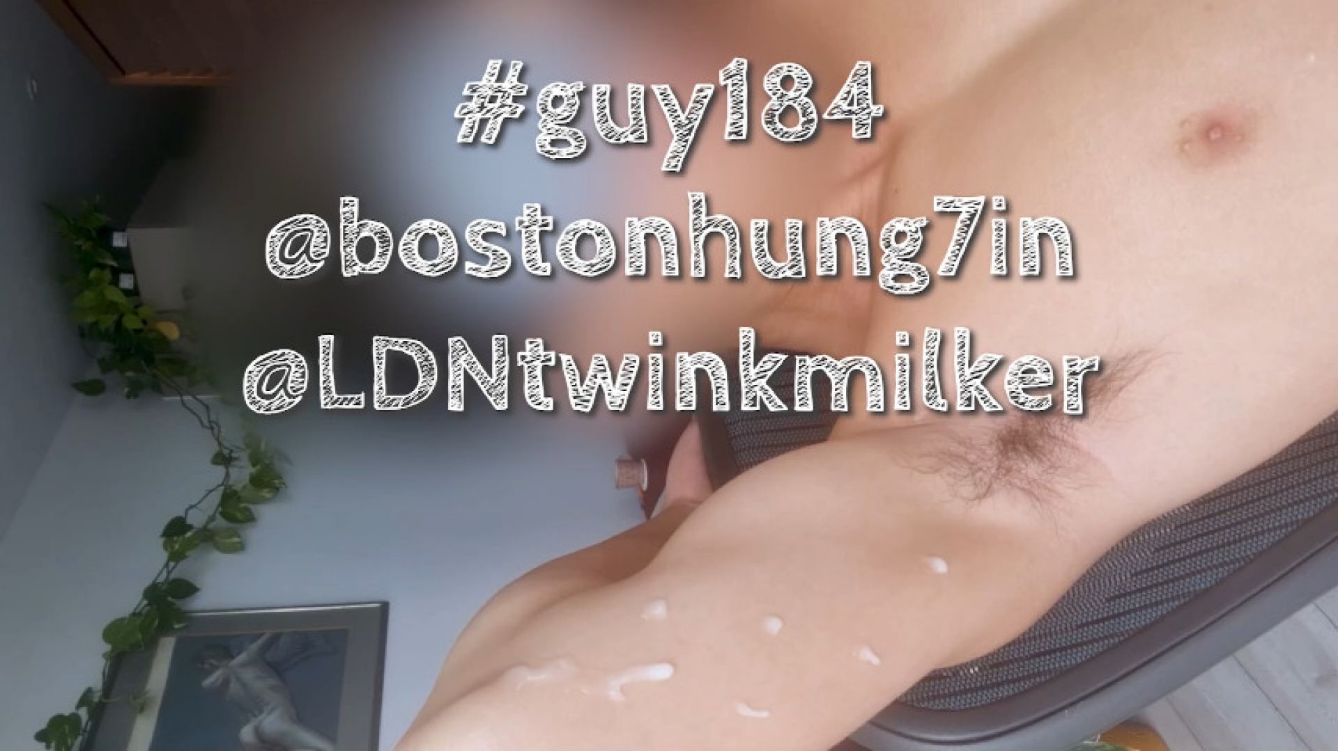 Twink sprays epic load #guy184