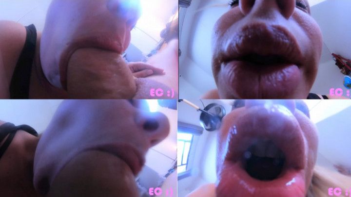 Extreme Close Up Blowjub And Cum Kisses 4K