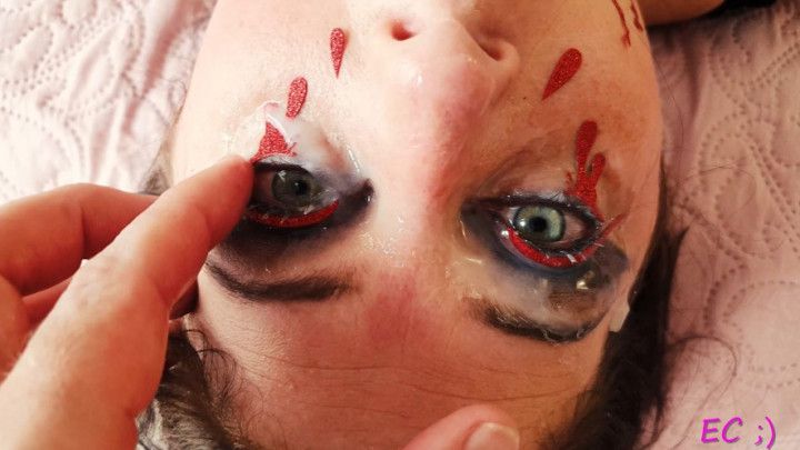 Halloween Cum in Eye #2