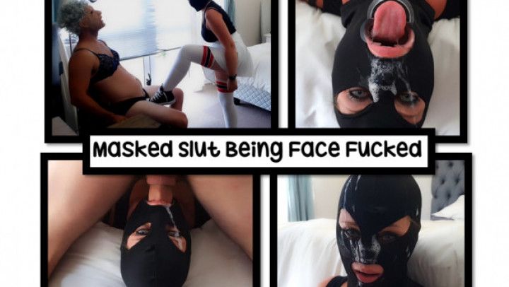 Masked Slut Being Face Fucked