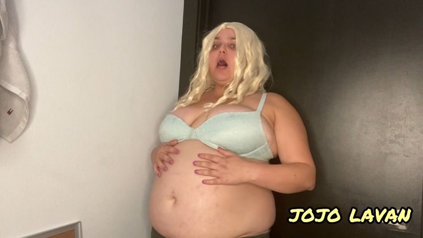 Burping &amp; Belly rubs JOI from blonde bbw