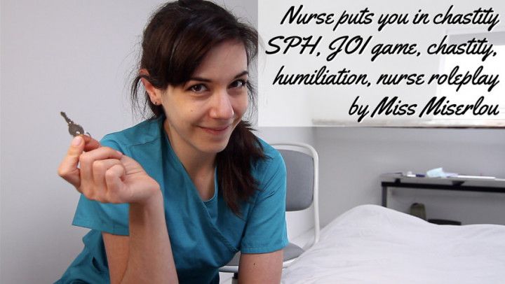 Nurse puts you in chastity - SPH, JOI