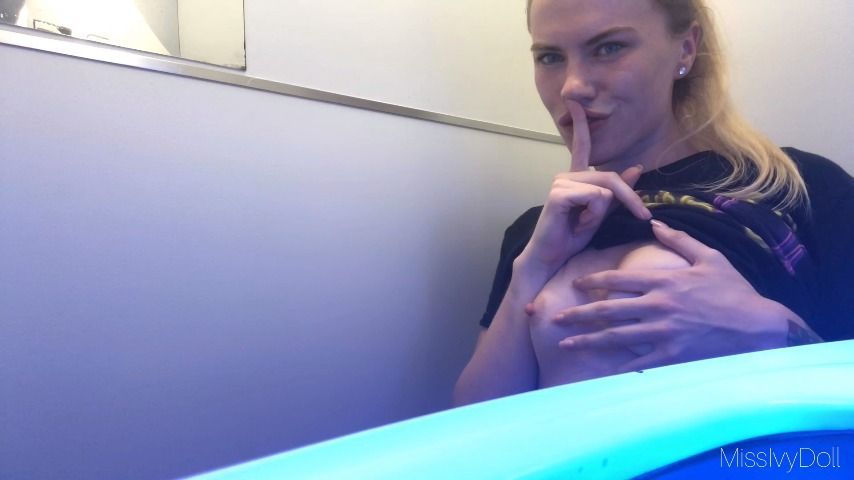 Hot Public Cum on Airplane