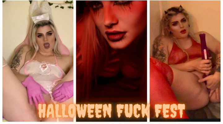 Halloween Fuckfest 2023 squirting Compilation