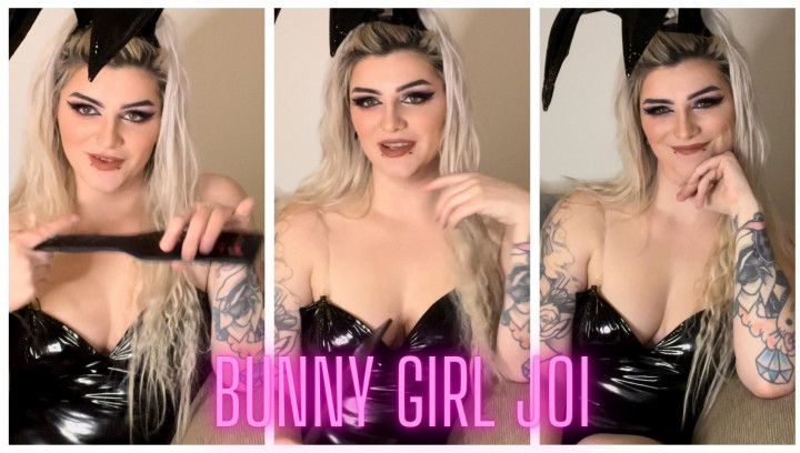 PVC Bunny Girl Drains Your Cock JOI