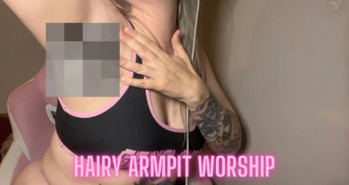 Gamer Girl Hairy Armpit Worship