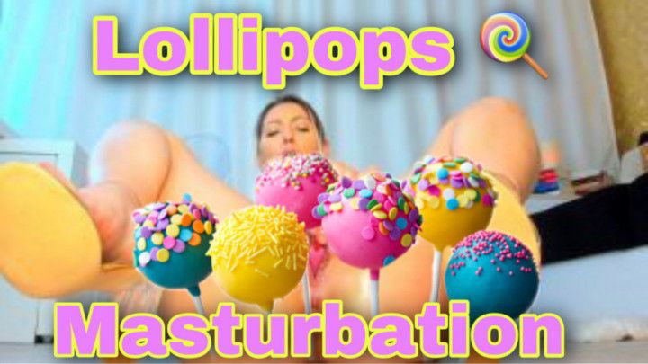 Lollipop masturbation