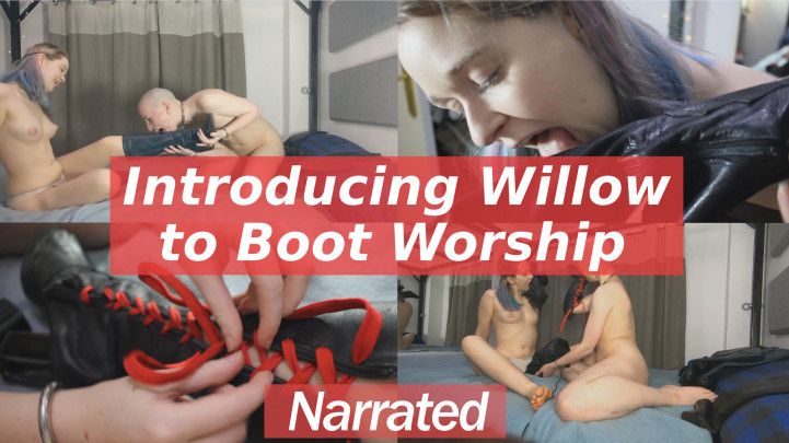 Willow's Intro to Boot Fetish - Narrated