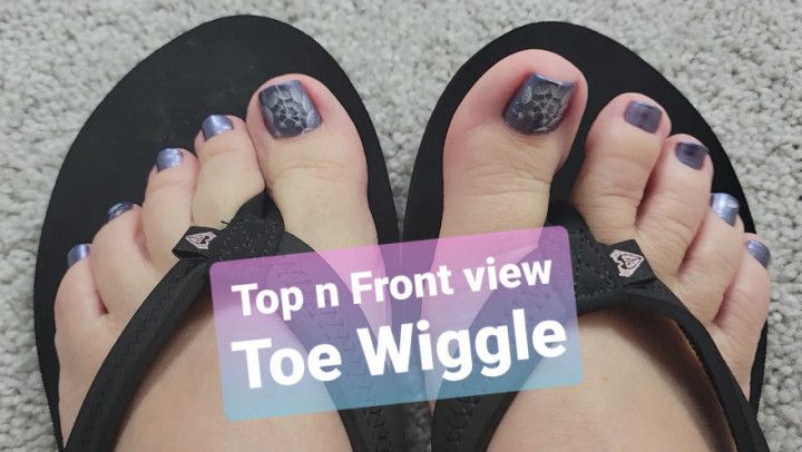 Front and Top View Toe Wiggle