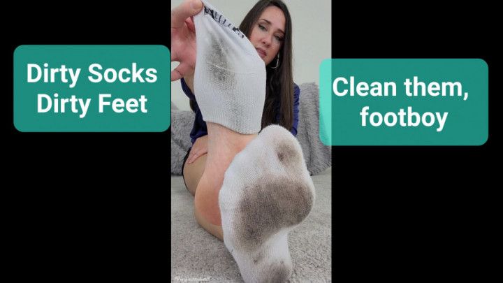 Clean my Socks then Cum