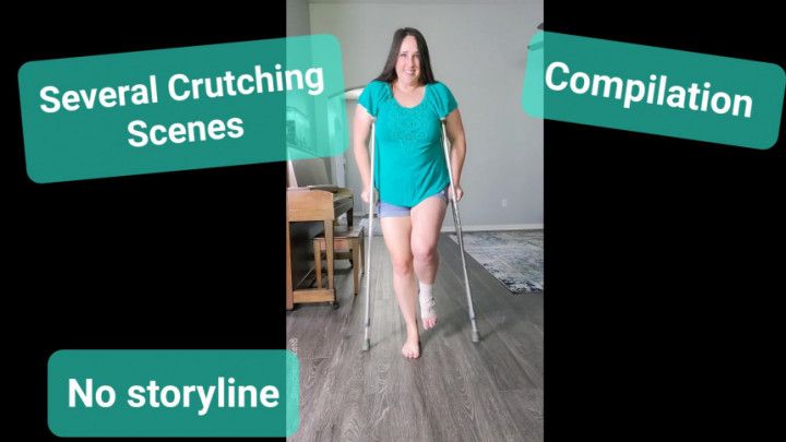 Walking in Crutches Compilation