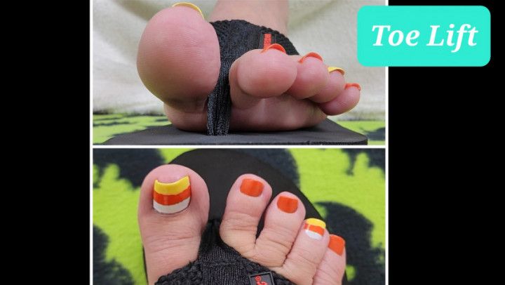 Candy Corn Toe Lift