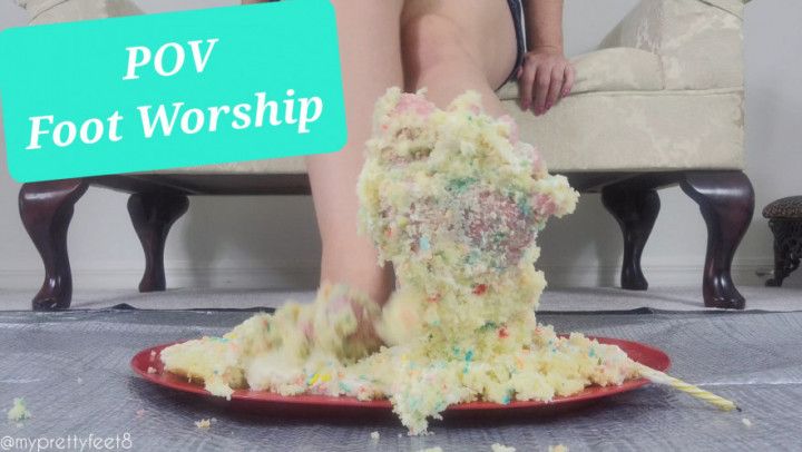 Birthday Cake Mess