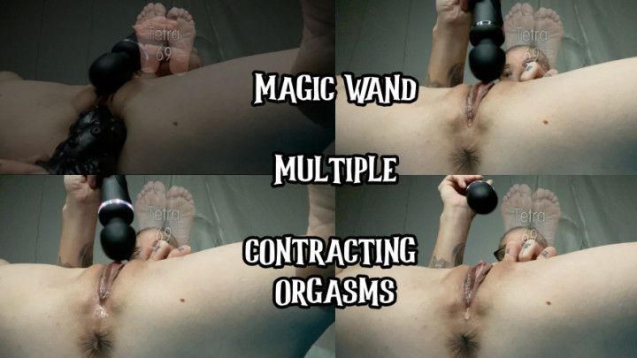 Magic Wand Multiple Contracting Orgasms