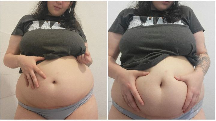 Curvy Belly Worship