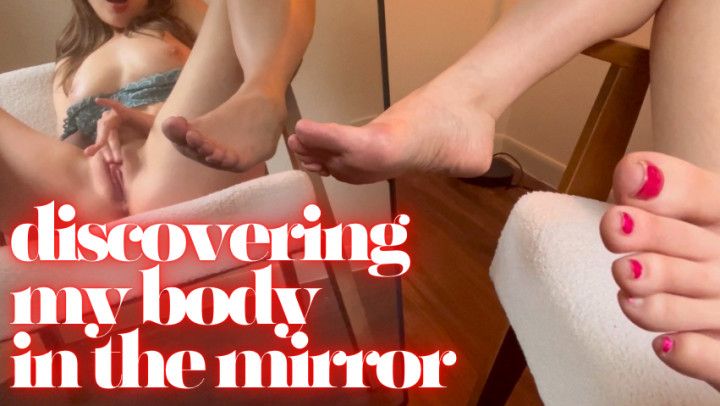 Shy Teen Discovers Body In Mirror