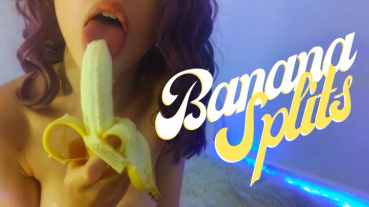 Whipped Cream Banana Dildo