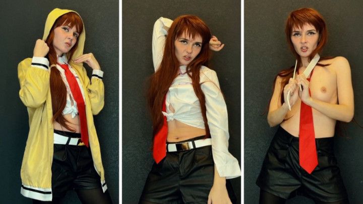 Kurisu Makise - Striptease - Steins Gate Cosplay