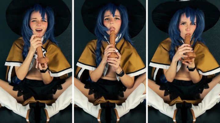 Roxy Migurdia - Dildo Sucking - Mushoku Tensei Cosplay