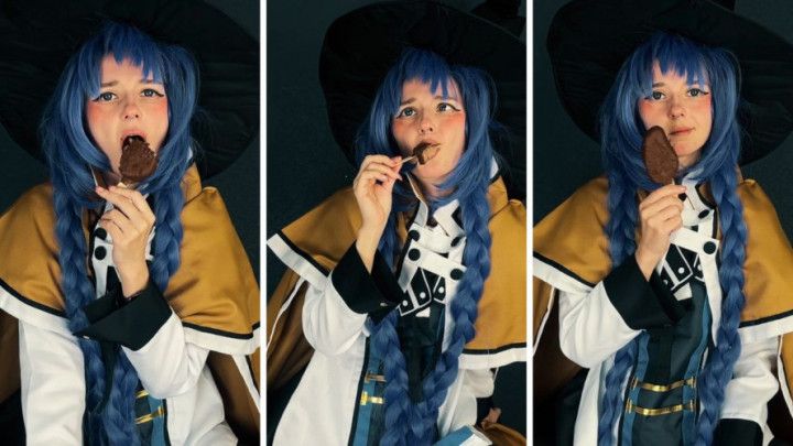 Roxy Migurdia - Eating Ice Cream - Mushoku Tensei Cosplay