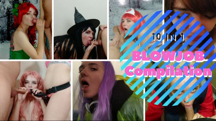 BLOWJOB AND CUMSHOT COMPILATION P.3