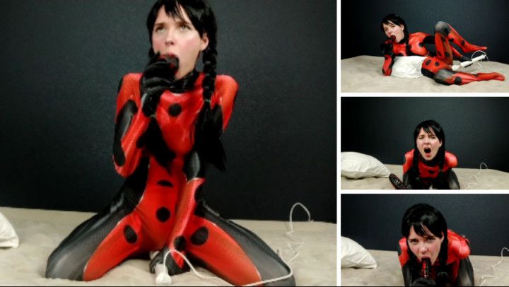 Ladybug - Pussy Play And Dildo Sucking