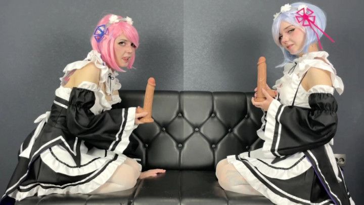 Ram And Rem - Blowjob | RE:ZERO COSPLAY