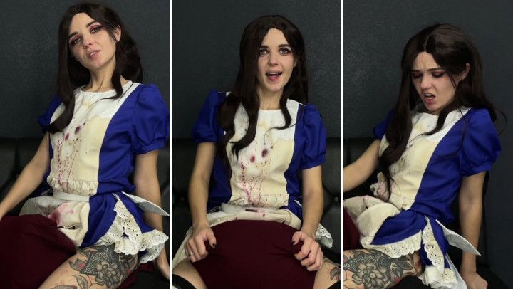 Alice cosplay - Fuck with pillow