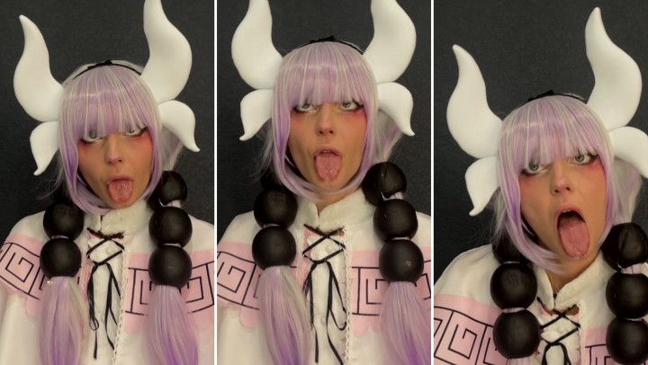 Kanna Kamui - Silly and Ahegao Face