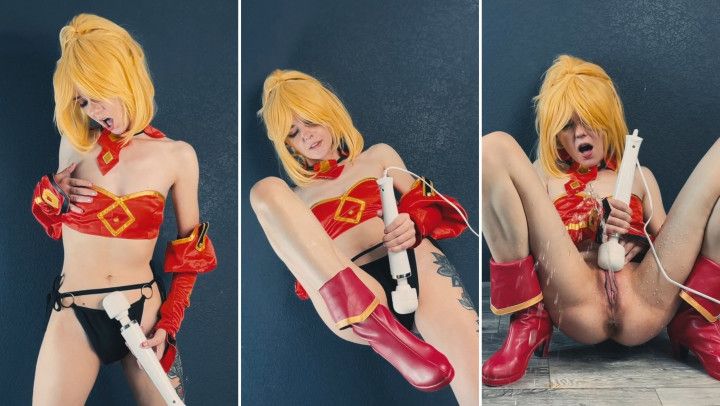 Mordred Cosplay - Squirting orgasm