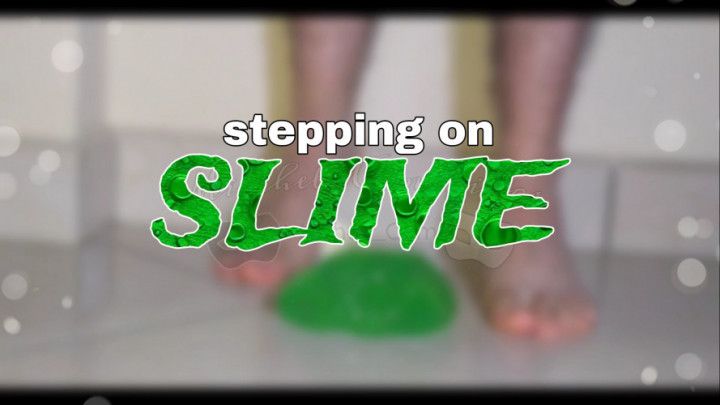 stepping on slime