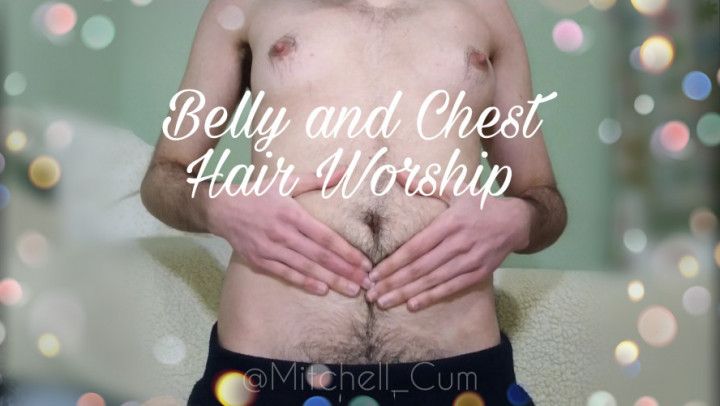 Belly and chest hair worship - ftm