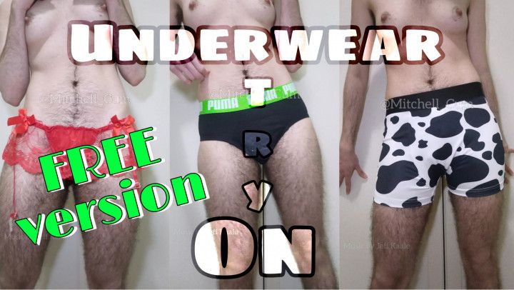 FREE underwear try on ftm trans man