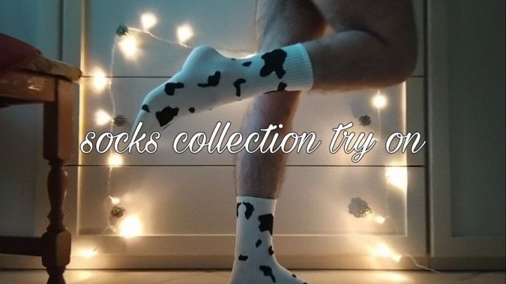 socks collection try on haul