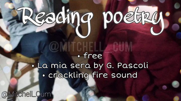 reading poetry - free sfw