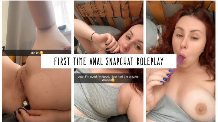 First time anal SNAP roleplay