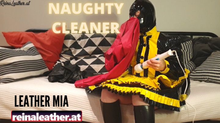 Naughty Cleaner - lesbian slave Mia