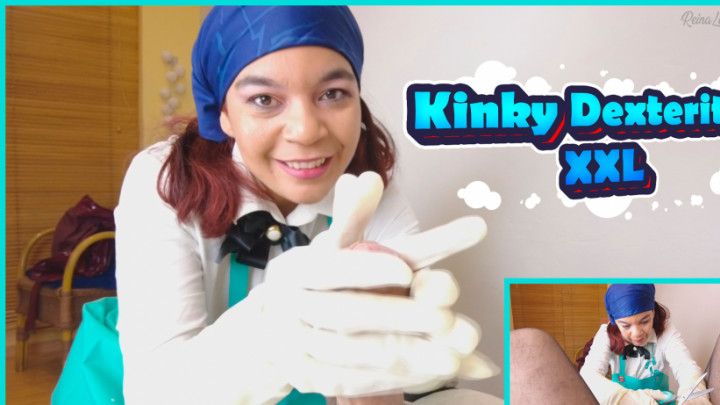 kinky Dexxxtreity :Cumming rubber gloves