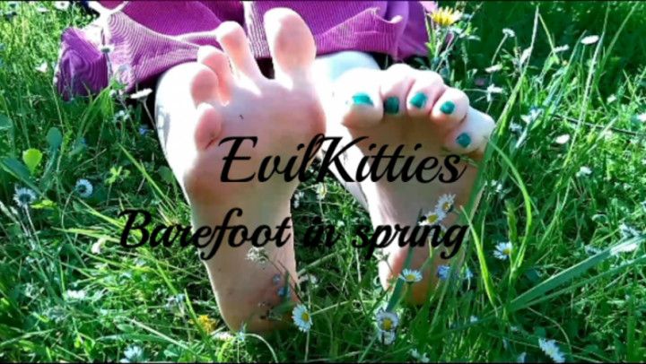 Barefoot in spring