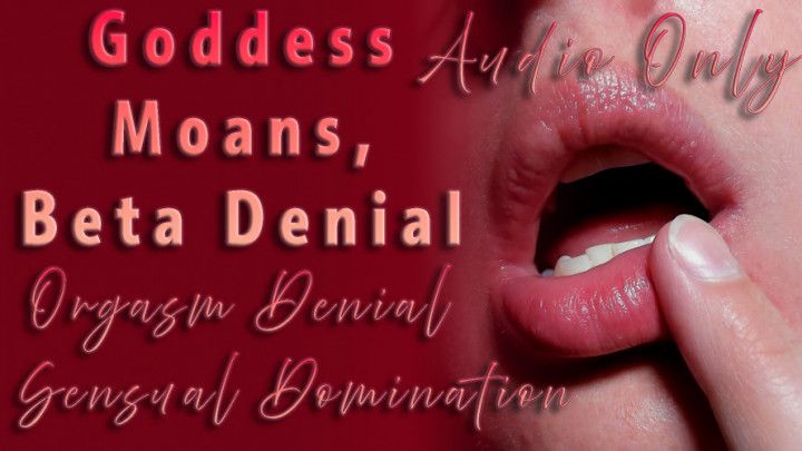 Goddess Moans, Beta Denial - AUDIO ONLY