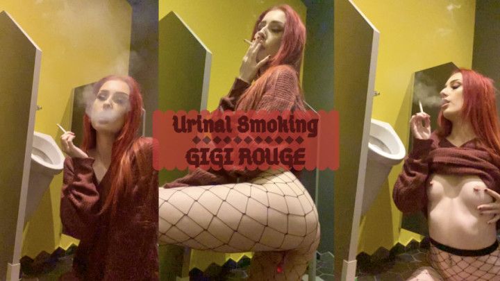 Smoking In A Urinal