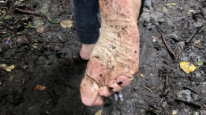 Muddy feet