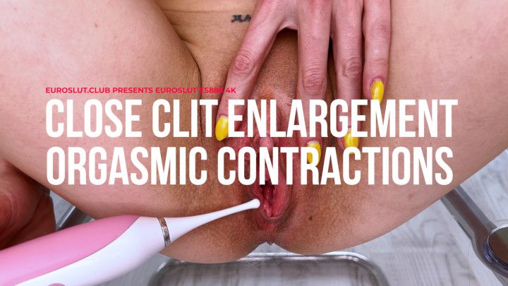 Close Up Clitoris Enlargement Orgasmic Contractions