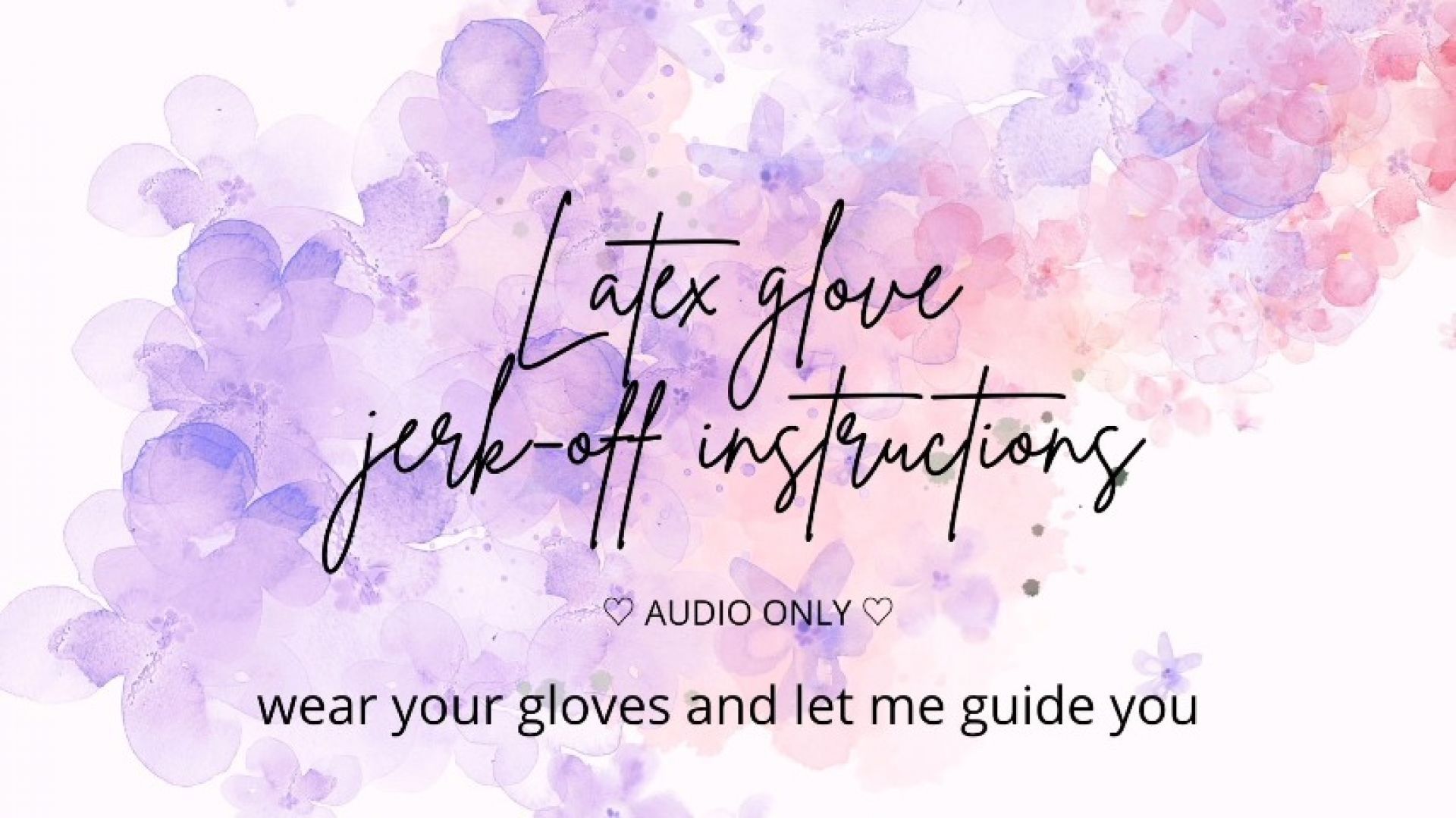 Audio Latex Glove JOI