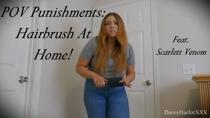 POV Punishments: Hairbrush At Home