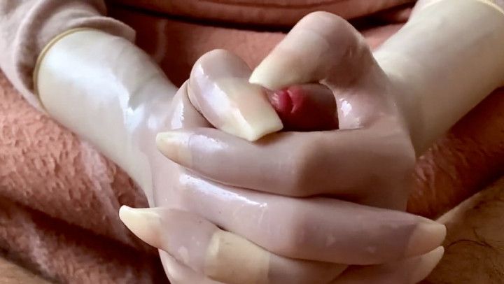 BIG NAILS WHITE SURGICAL GLOVED MILKING