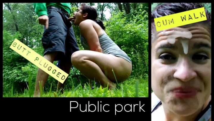 Public Butt Plug / Cum-walk Facial